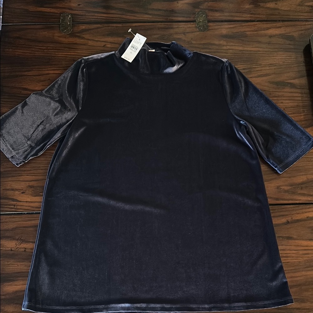 LOFT Midnight Blue Short Sleeve Tee